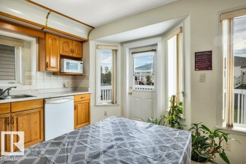 3135 34B Avenue Nw, Edmonton, AB - Indoor Photo Showing Kitchen With Double Sink