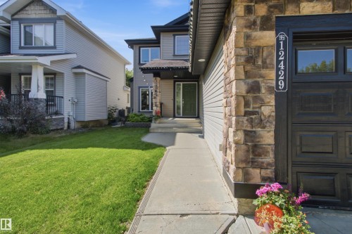 12429 17A Avenue Sw, Edmonton, AB - Outdoor With Deck Patio Veranda With Facade