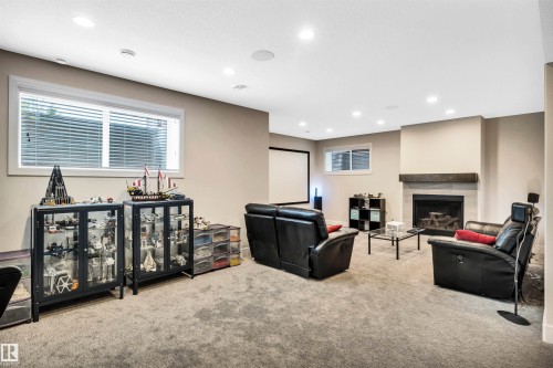 6 Elise Place, St. Albert, AB - Indoor With Fireplace