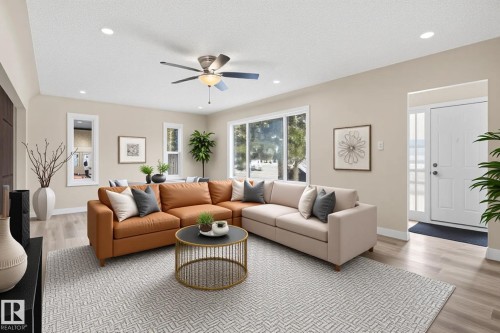 12235 St Albert Trail Nw, Edmonton, AB - Indoor Photo Showing Living Room