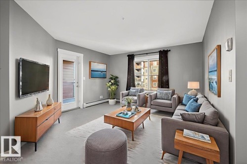 #213 5390 Chappelle Rd Sw, Edmonton, AB - Indoor Photo Showing Living Room