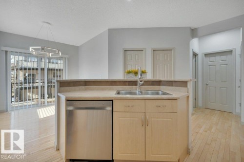 #41 1650 Towne Center Bv Nw, Edmonton, AB - Indoor Photo Showing Kitchen With Double Sink