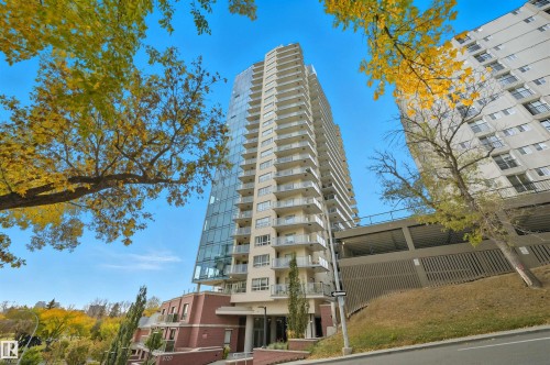 #2002 9720 106 St Nw, Edmonton, AB - Outdoor With Balcony With Facade