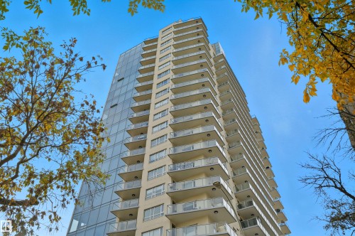 #2002 9720 106 St Nw, Edmonton, AB - Outdoor With Balcony With Facade