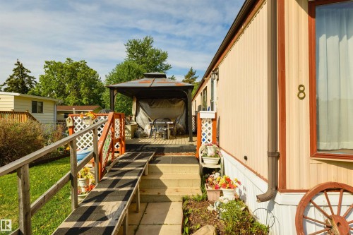 8 Keyhole Crescent, Edmonton, AB - Outdoor With Deck Patio Veranda