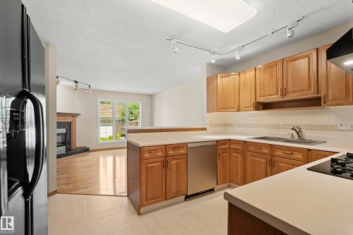 10014 97 Avenue Nw, Edmonton, AB - Indoor Photo Showing Kitchen With Double Sink