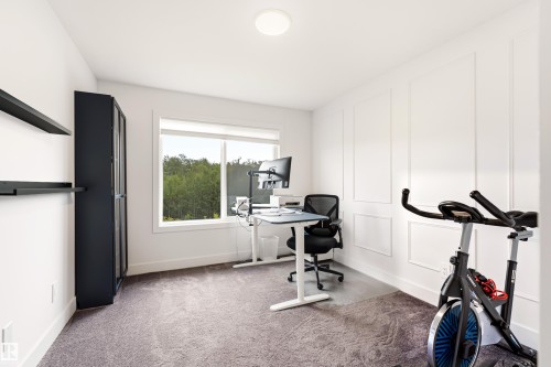 1323 Erker Crescent Nw, Edmonton, AB - Indoor Photo Showing Gym Room