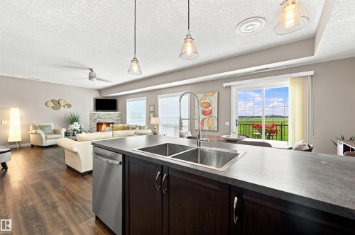 #117 7293 South Terwillegar Dr Nw, Edmonton, AB - Indoor Photo Showing Kitchen With Double Sink