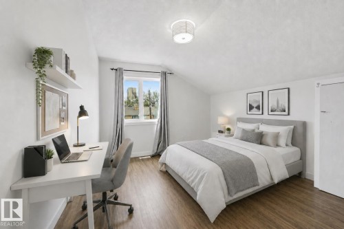 (virtually staged) - 11146 78 Avenue Nw, Edmonton, AB - Indoor Photo Showing Bedroom
