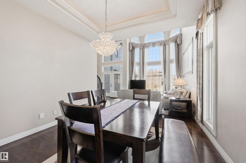 831 Hollands Landing Nw, Edmonton, AB - Indoor Photo Showing Dining Room