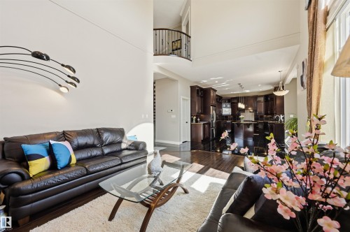 831 Hollands Landing Nw, Edmonton, AB - Indoor Photo Showing Living Room