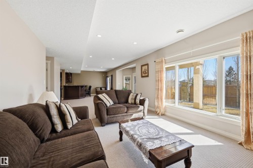 831 Hollands Landing Nw, Edmonton, AB - Indoor Photo Showing Living Room