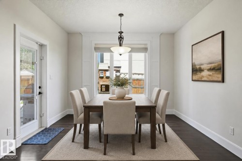 5216 Mullen Crest Nw, Edmonton, AB - Indoor Photo Showing Dining Room