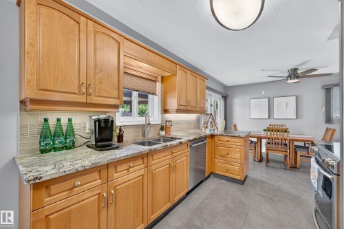6716 101A Avenue Nw, Edmonton, AB - Indoor Photo Showing Kitchen With Double Sink