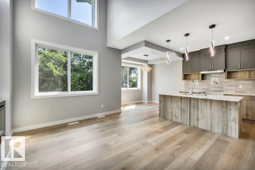 3813 104 Street Nw, Edmonton, AB - Indoor Photo Showing Kitchen With Upgraded Kitchen