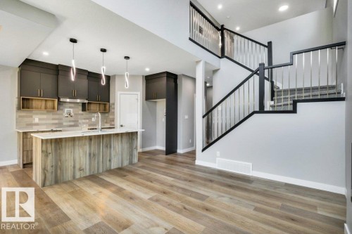3813 104 Street Nw, Edmonton, AB - Indoor Photo Showing Kitchen With Upgraded Kitchen
