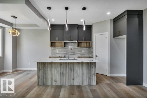 3813 104 Street Nw, Edmonton, AB - Indoor Photo Showing Kitchen