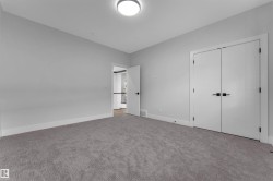 Light gray carpeting and walls create a neutral palette - 