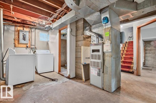 Basement - 12134 42 Street Nw, Edmonton, AB - Indoor Photo Showing Laundry Room