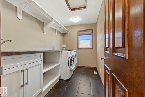 25 Hilltop Ridge, Fort Saskatchewan, AB - Indoor Photo Showing Laundry Room