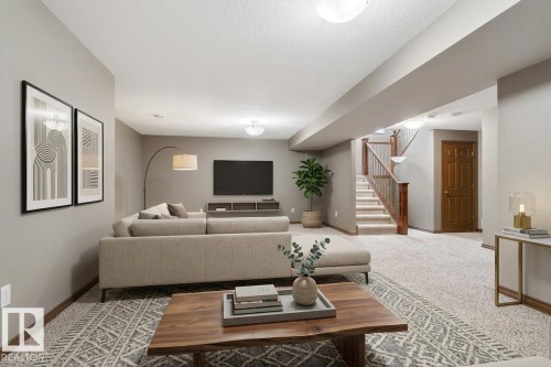 A beautiful vision using AI of this space - 25 Hilltop Ridge, Fort Saskatchewan, AB - Indoor Photo Showing Other Room