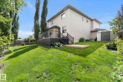 25 Hilltop Ridge, Fort Saskatchewan, AB - Outdoor With Deck Patio Veranda