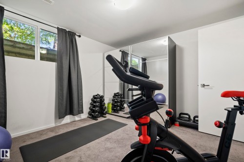 8751 83 Avenue Nw, Edmonton, AB - Indoor Photo Showing Gym Room