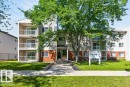 #203 10842 107 St Nw, Edmonton, AB  - Outdoor With Balcony With Facade 