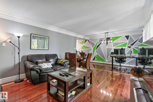 #405 10745 83 Av Nw, Edmonton, AB - Indoor Photo Showing Living Room