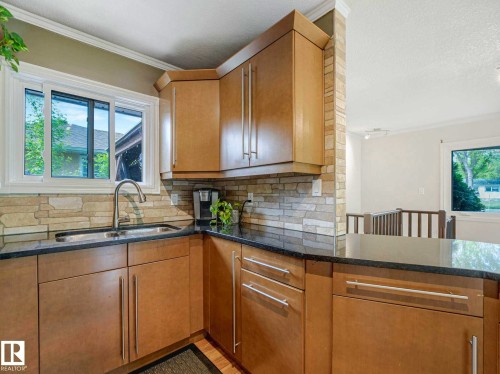 8311 96 Avenue Nw, Edmonton, AB - Indoor Photo Showing Kitchen With Double Sink