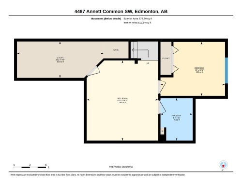 Floor plan - 4487 Annett Common Sw, Edmonton, AB - Other