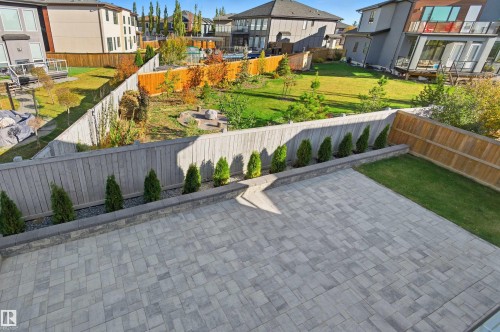 View of community featuring a residential view and a fenced backyard - 3167 Cameron Heights Way Nw, Edmonton, AB - Outdoor