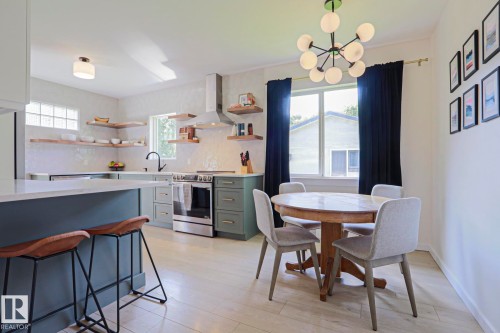 11142 51 Street Nw, Edmonton, AB - Indoor Photo Showing Dining Room