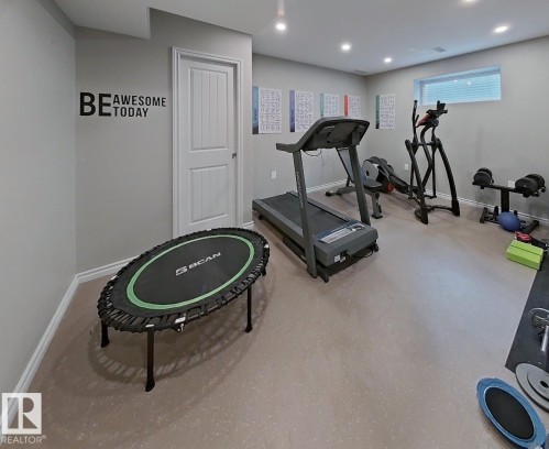 4006 Charles Place Sw, Edmonton, AB - Indoor Photo Showing Gym Room
