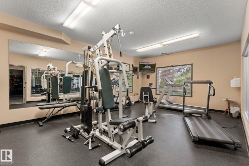 #306 6623 172 St Nw, Edmonton, AB - Indoor Photo Showing Gym Room