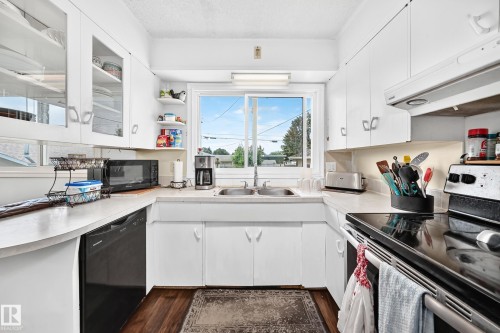 5611 134A Avenue Nw, Edmonton, AB - Indoor Photo Showing Kitchen With Double Sink