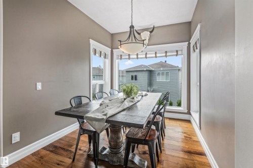 1421 Westerra Bay, Stony Plain, AB - Indoor Photo Showing Dining Room