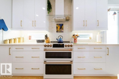 8731 85 Avenue Nw, Edmonton, AB - Indoor Photo Showing Kitchen With Upgraded Kitchen