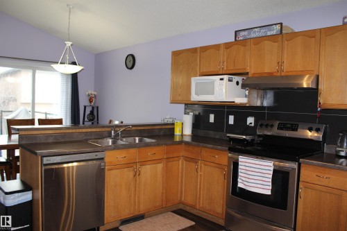 16256 132 Street Nw, Edmonton, AB - Indoor Photo Showing Kitchen With Double Sink