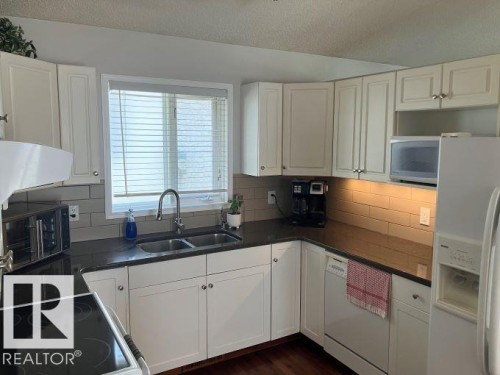 8029 17A Avenue Nw, Edmonton, AB - Indoor Photo Showing Kitchen With Double Sink