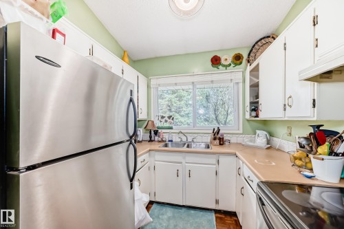 1283 Millbourne Road E, Edmonton, AB - Indoor Photo Showing Kitchen With Double Sink