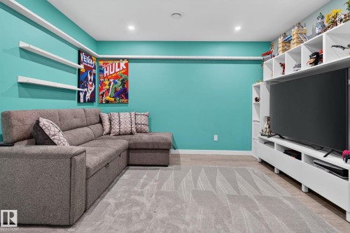 Living room - 319 Desrochers Boulevard Sw, Edmonton, AB - Indoor