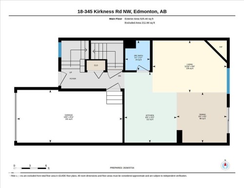 Floor plan - #18 345 Kirkness Rd Nw, Edmonton, AB - Other