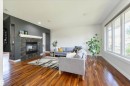 1607 Kerr Road Nw, Edmonton, AB  - Indoor Photo Showing Living Room With Fireplace 