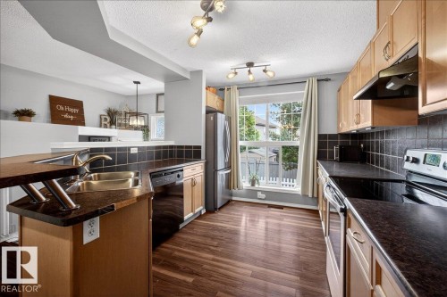 66 5604 199 Street, Edmonton, AB - Indoor Photo Showing Kitchen With Stainless Steel Kitchen With Double Sink