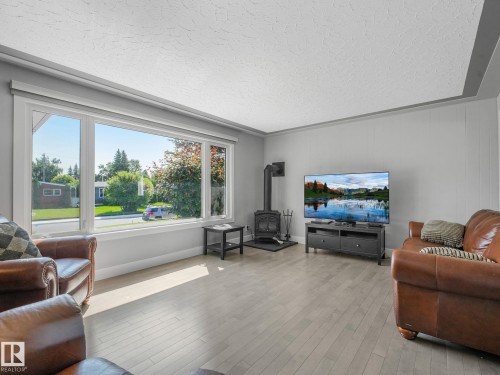 9528 54 Street Nw, Edmonton, AB - Indoor Photo Showing Living Room