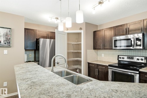 18080 89 Street Nw, Edmonton, AB - Indoor Photo Showing Kitchen With Double Sink With Upgraded Kitchen