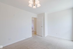 Neutral tone walls with light-colored carpeting - 