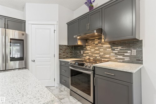 1075 Mckinney Green Nw, Edmonton, AB - Indoor Photo Showing Kitchen With Upgraded Kitchen