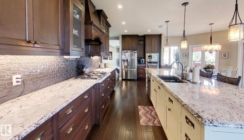 6663 15 Ave, Edson, AB - Indoor Photo Showing Kitchen With Stainless Steel Kitchen With Double Sink With Upgraded Kitchen